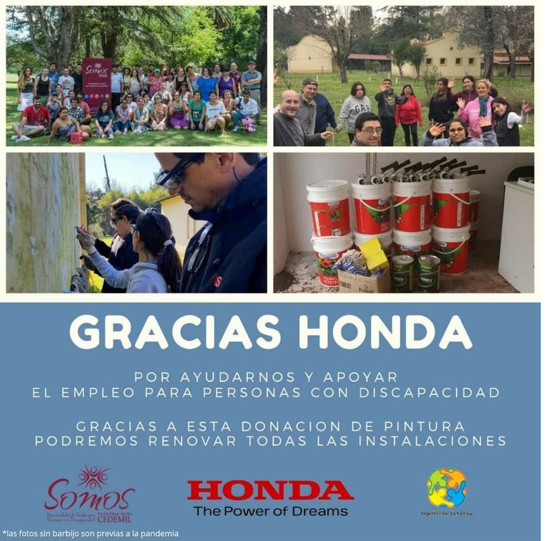 Honda Motor de Argentina por la inclusión
